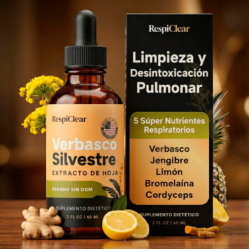 Nuevas Gotas de Verbasco de Máxima Potencia para Fumadores | Pulmora™