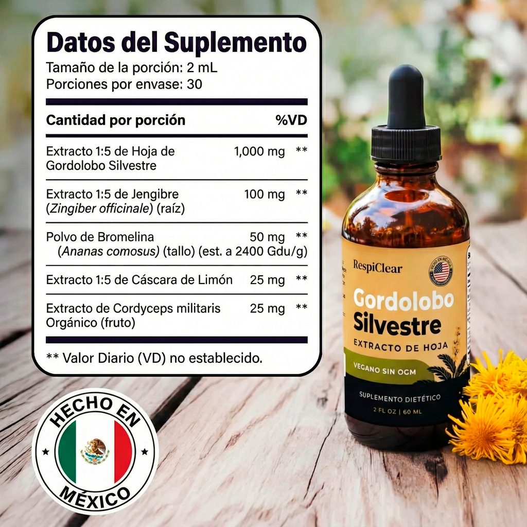 Nuevas Gotas de Verbasco de Máxima Potencia para Fumadores | Pulmora™